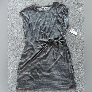 Nine West Dress Gray and Pink